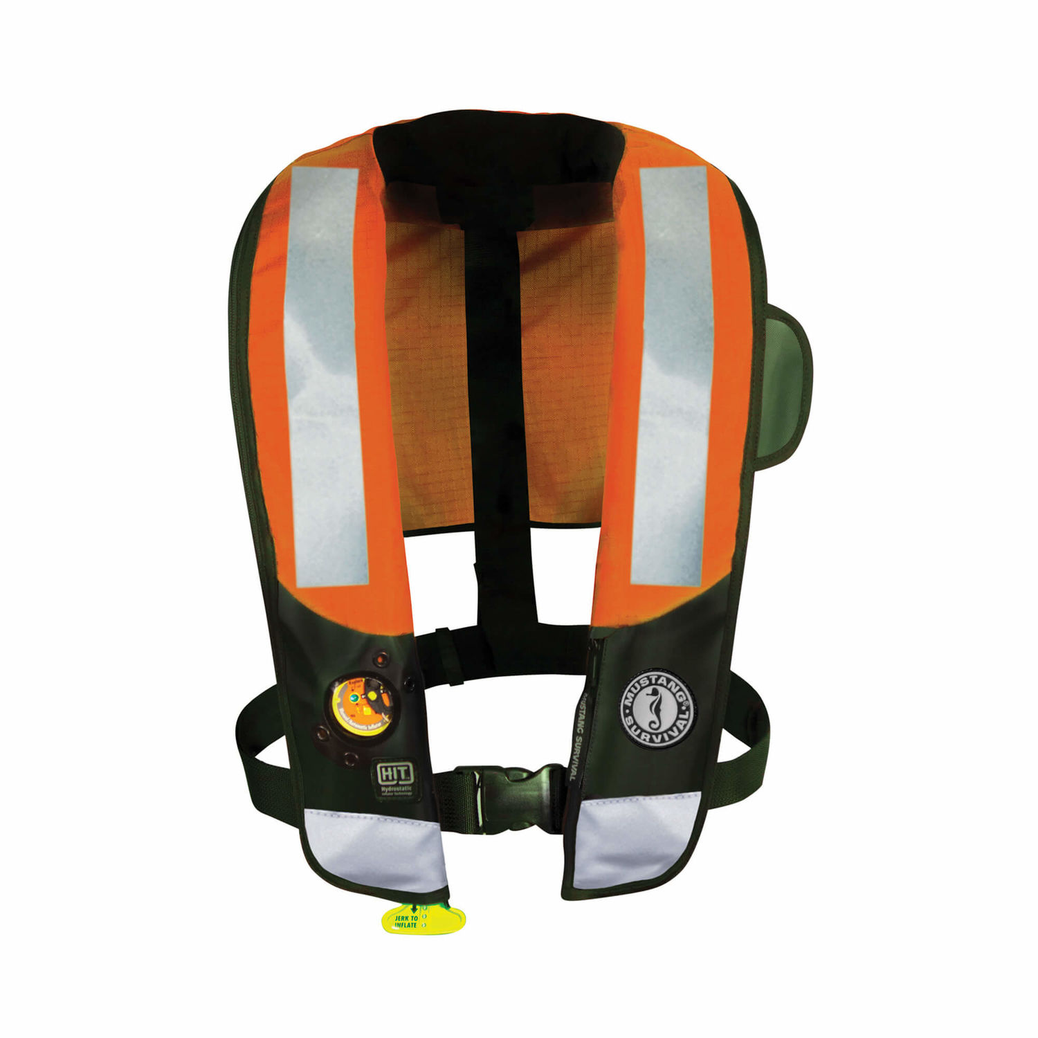 Mustang Survival Inflatable Vest with Solas Reflective tape MD3183